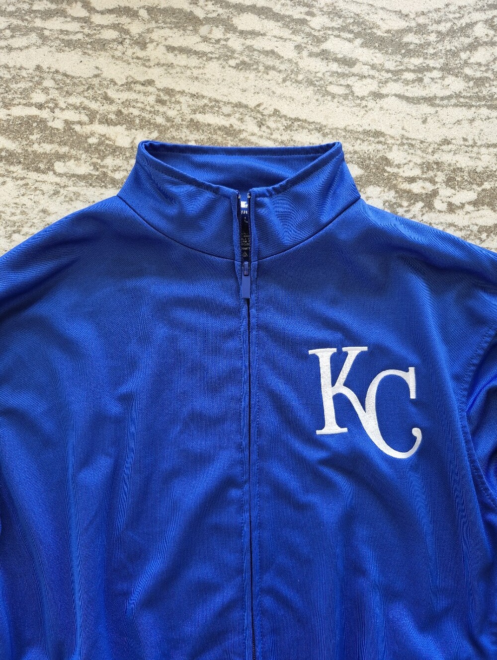 Kansas City Royals Men's Performance Zip Up Jacket Size Large